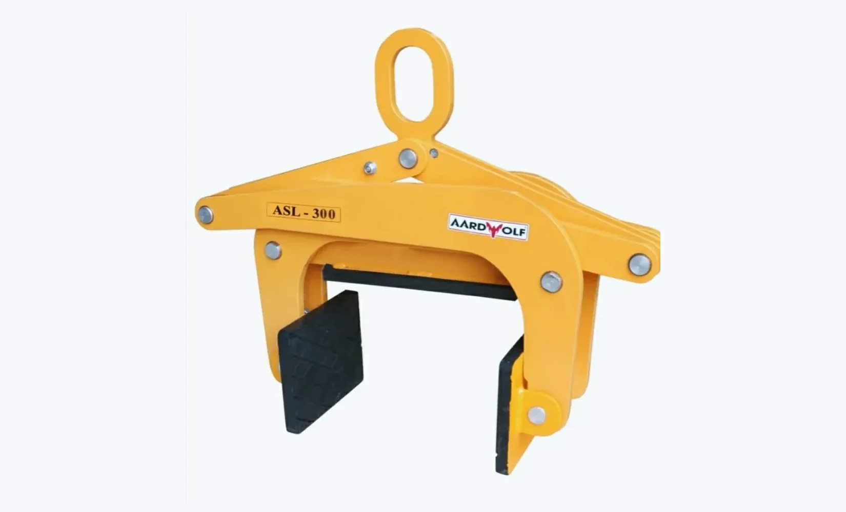 Scissor clamp used to lift and place monuments